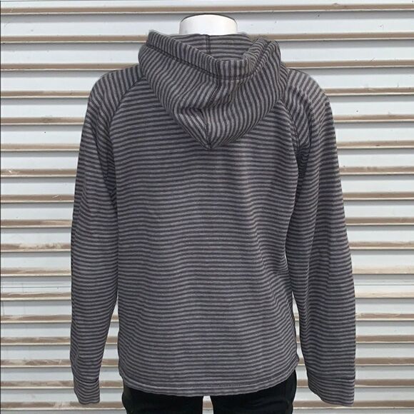 Prana stripped zip up hoodie with pockets - Picture 7 of 8